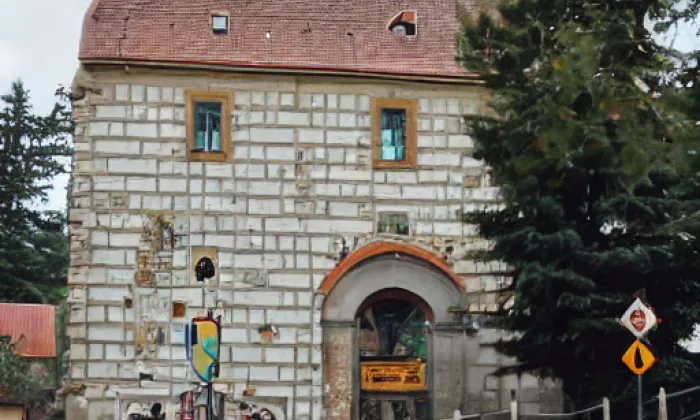 Novohradská brána – noc