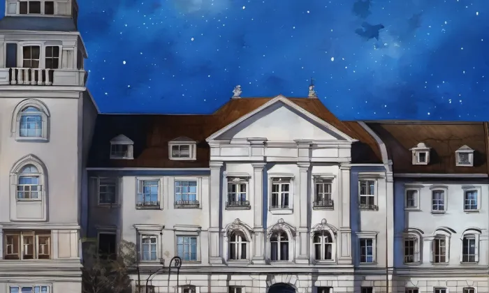 Okresní soud ve Znojmě – noc