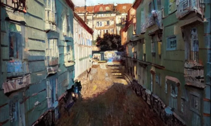 Opevnění Horního Města – jaro