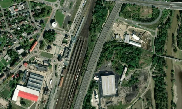 Ostrava-Svinov – letecký pohled