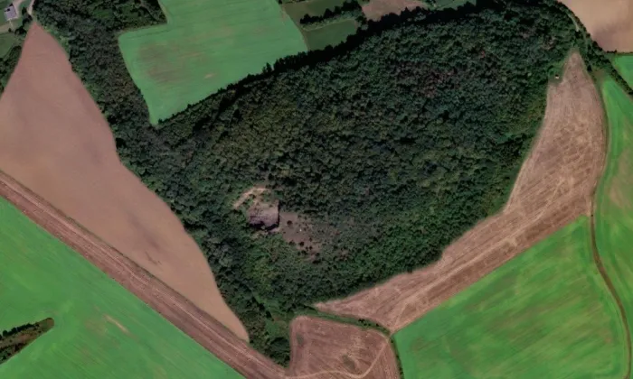 Otmíče – letecký pohled
