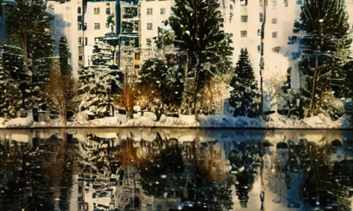 Písek – zima