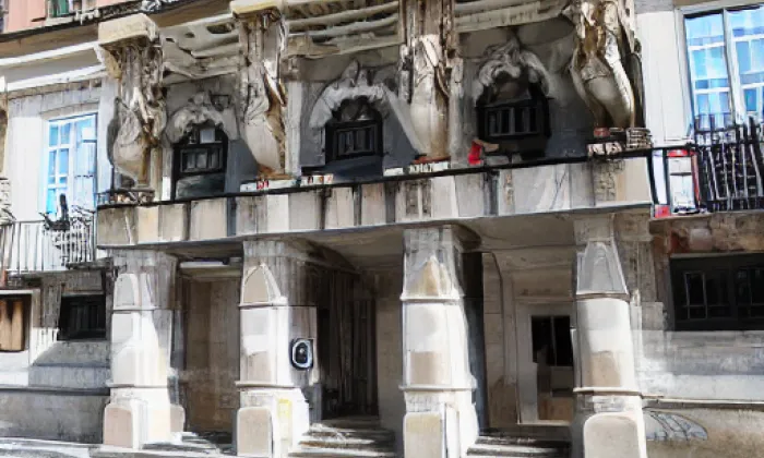 Palác Československé obchodní banky – zima
