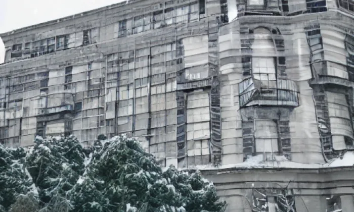 Palác Bochnerů ze Stražiska – winter