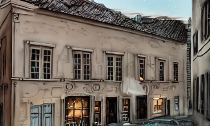 Palác Hložků ze Žampachu – noc