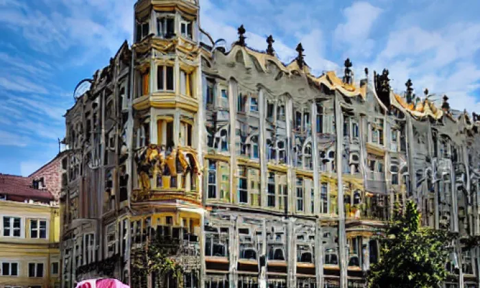 Palác Koruna – léto