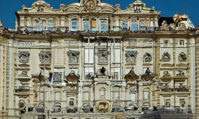Palác Lažanských ve Sněmovní – zima