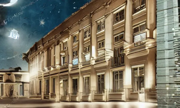 Palác Straků z Nedabylic – noc