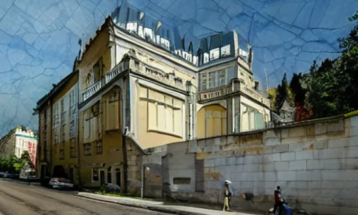 Palác Thurn-Taxisů – noc