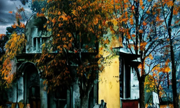 Palackého sady – autumn