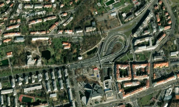 Panenská – letecký pohled