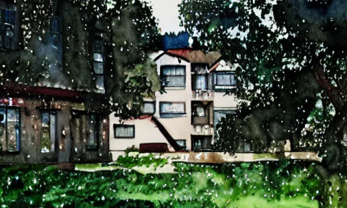 Park Špilberk – akvarel