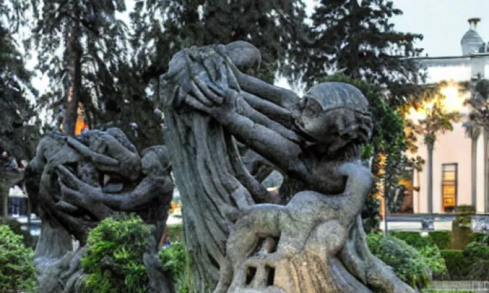 Park Antonína Švehly – noc