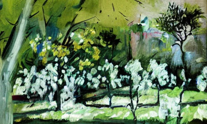 Park Holubička – spring