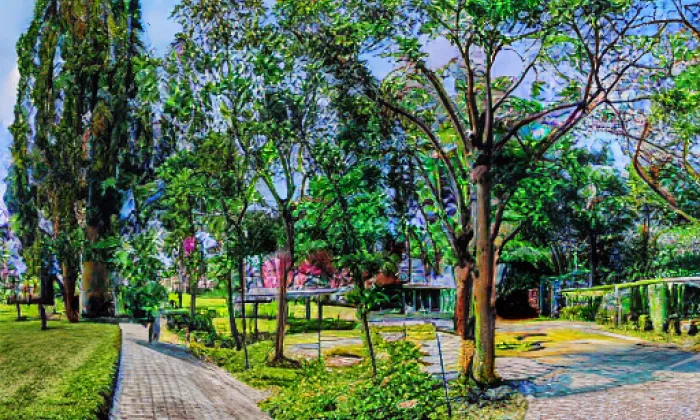 Park Ivana Jilemnického – léto