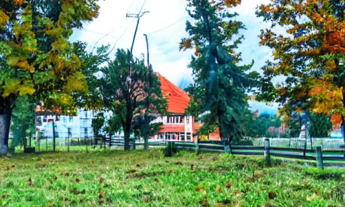 Park Jiřiny Haukové a Jindřicha Chalupeckého – autumn