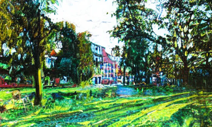 Park Jiřiny Haukové a Jindřicha Chalupeckého – summer