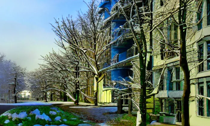 Park ke 100. výročí vzniku ČSR – winter