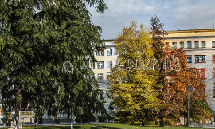 Park Koliště – akvarel