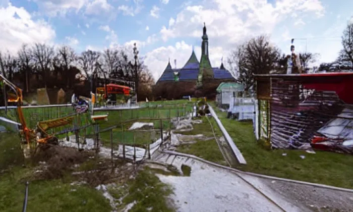 park Marie Terezie – akvarel