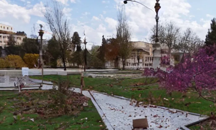 park Marie Terezie – noc