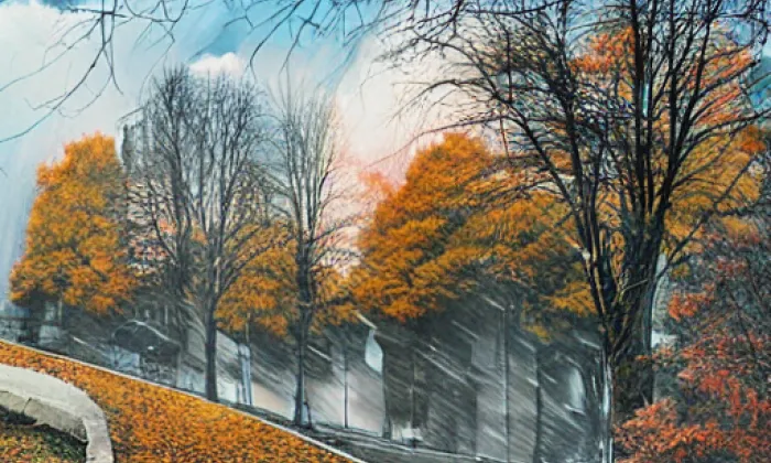 Park Na Špici – podzim