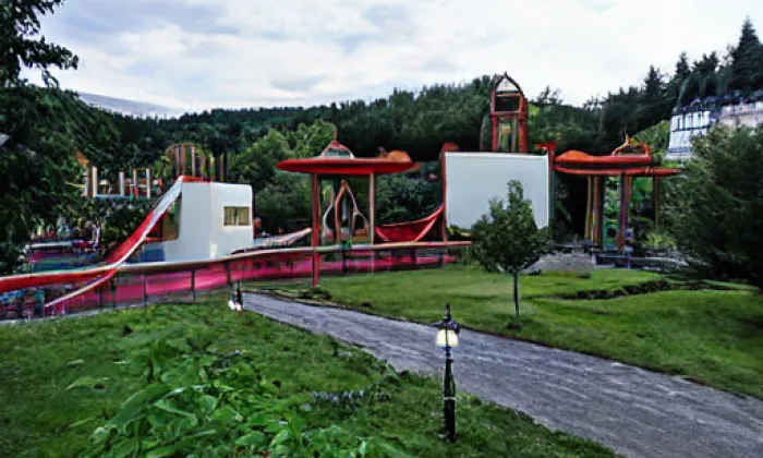 Park na Klárově – iluminace