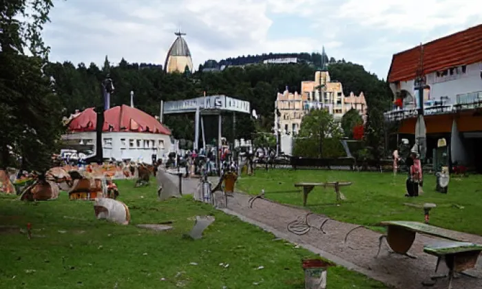 Park na Klárově – winter