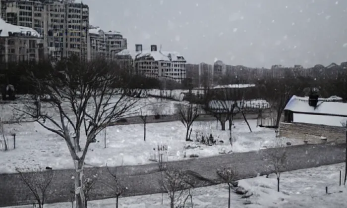 Park Přátelství – winter
