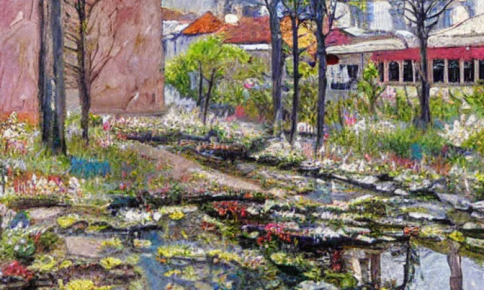 Park Petra Bezruče (Nový Bohumín) – spring