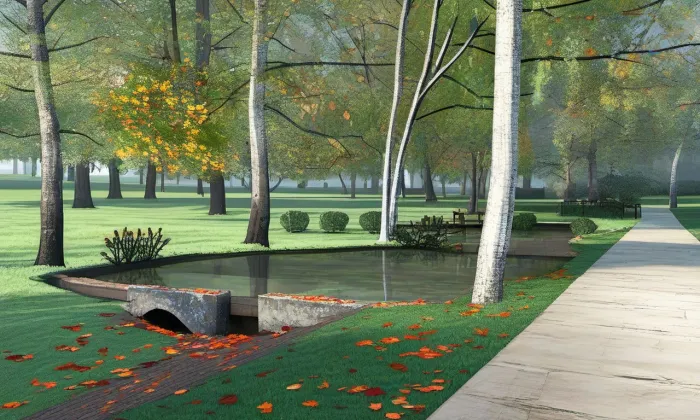 park Podviní – autumn