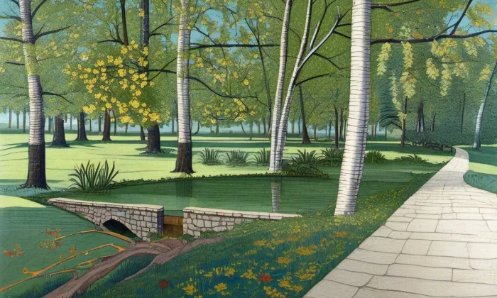 park Podviní – iluminace