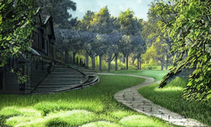 Park Smiřického – noc