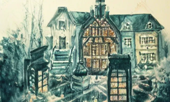 Piaristická kolej (Starý Most) – noc