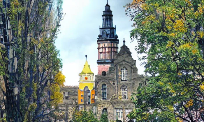 Pivoňský klášter – autumn