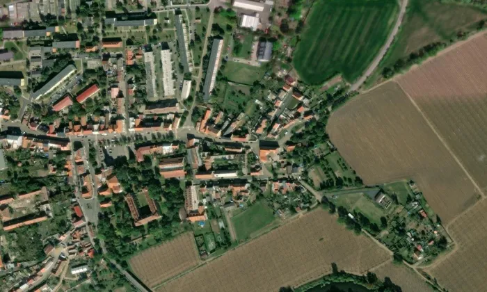 Pivovar Postoloprty – letecký pohled