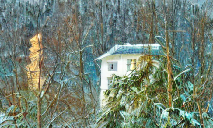 Pořešín – winter