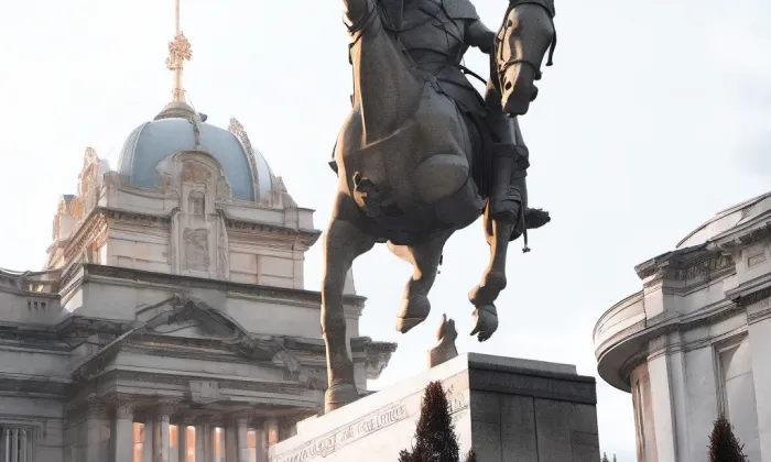 Pomník svatého Václava (Praha 1) – autumn