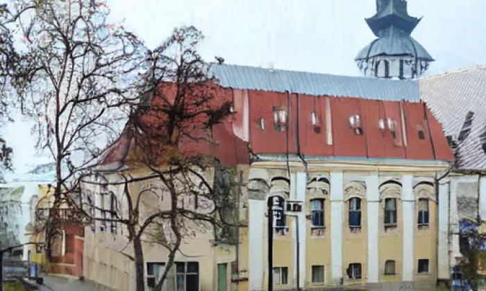 poutní kostel Panny Marie Sněžné s kaplí – spring