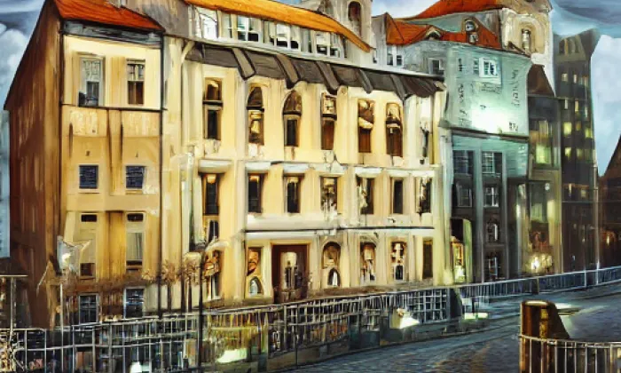 Profesní dům – noc