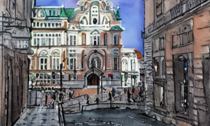 Prokopská – akvarel