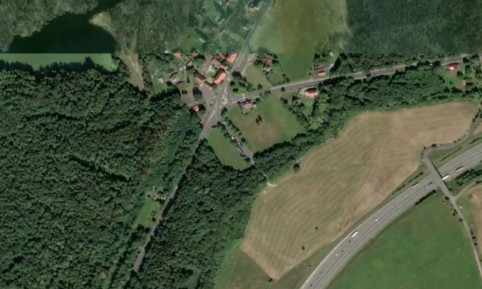 Pruský pomník bitvy roku 1813 – letecký pohled