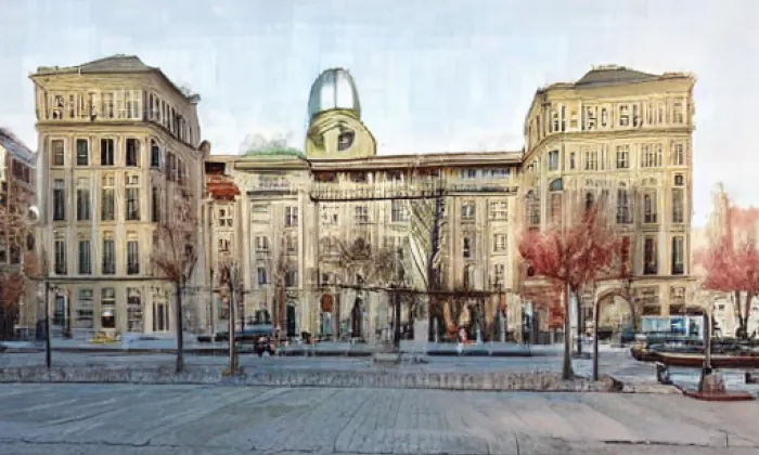 První nádvoří Pražského hradu – spring