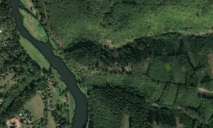 Radná – letecký pohled