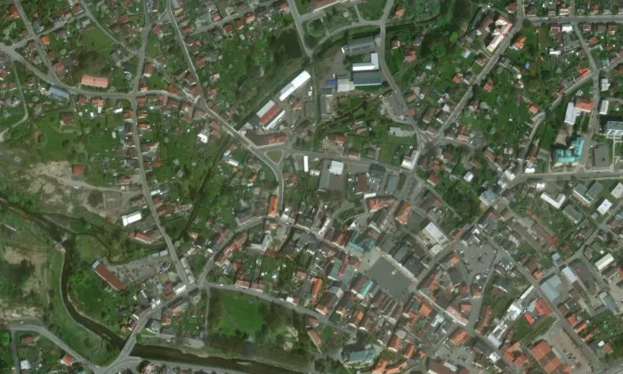 Radnice (Frýdlant) – letecký pohled