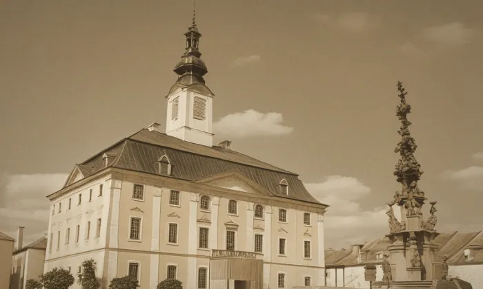 Radnice s kaplí – historical