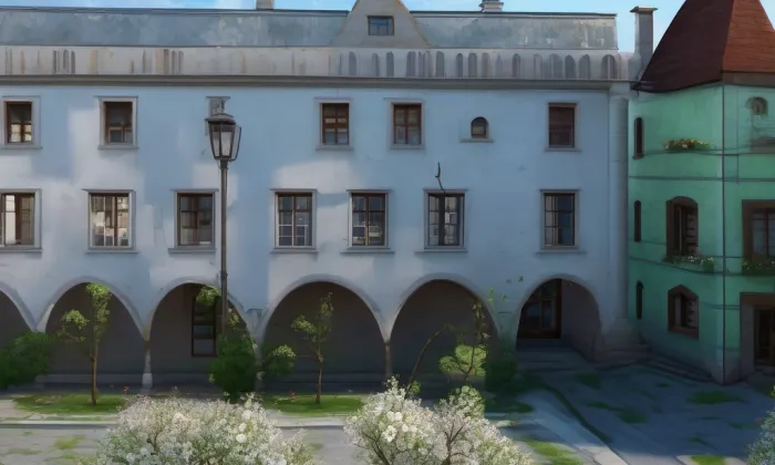 Radnice v Českém Krumlově – spring