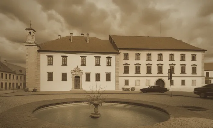 radnice ve Slavkově u Brna – historická rekonstrukce