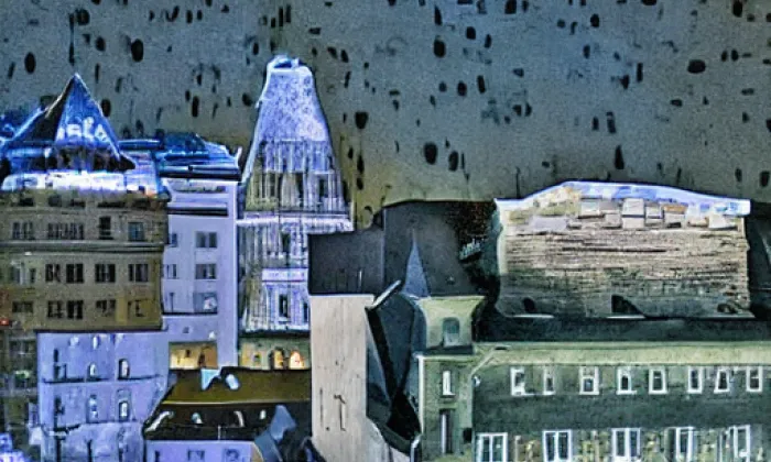 Radotínský most – noc