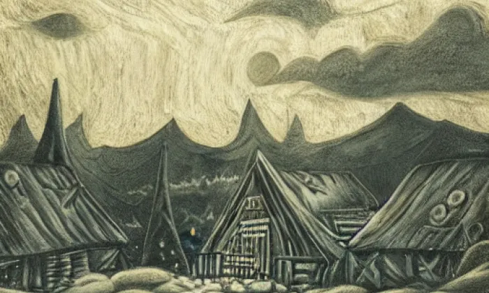 Rennerova bouda – noc